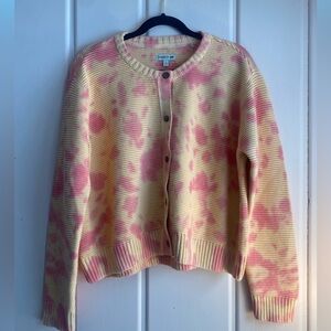 Toad&Co Pink and Creamy Peach Cardigan